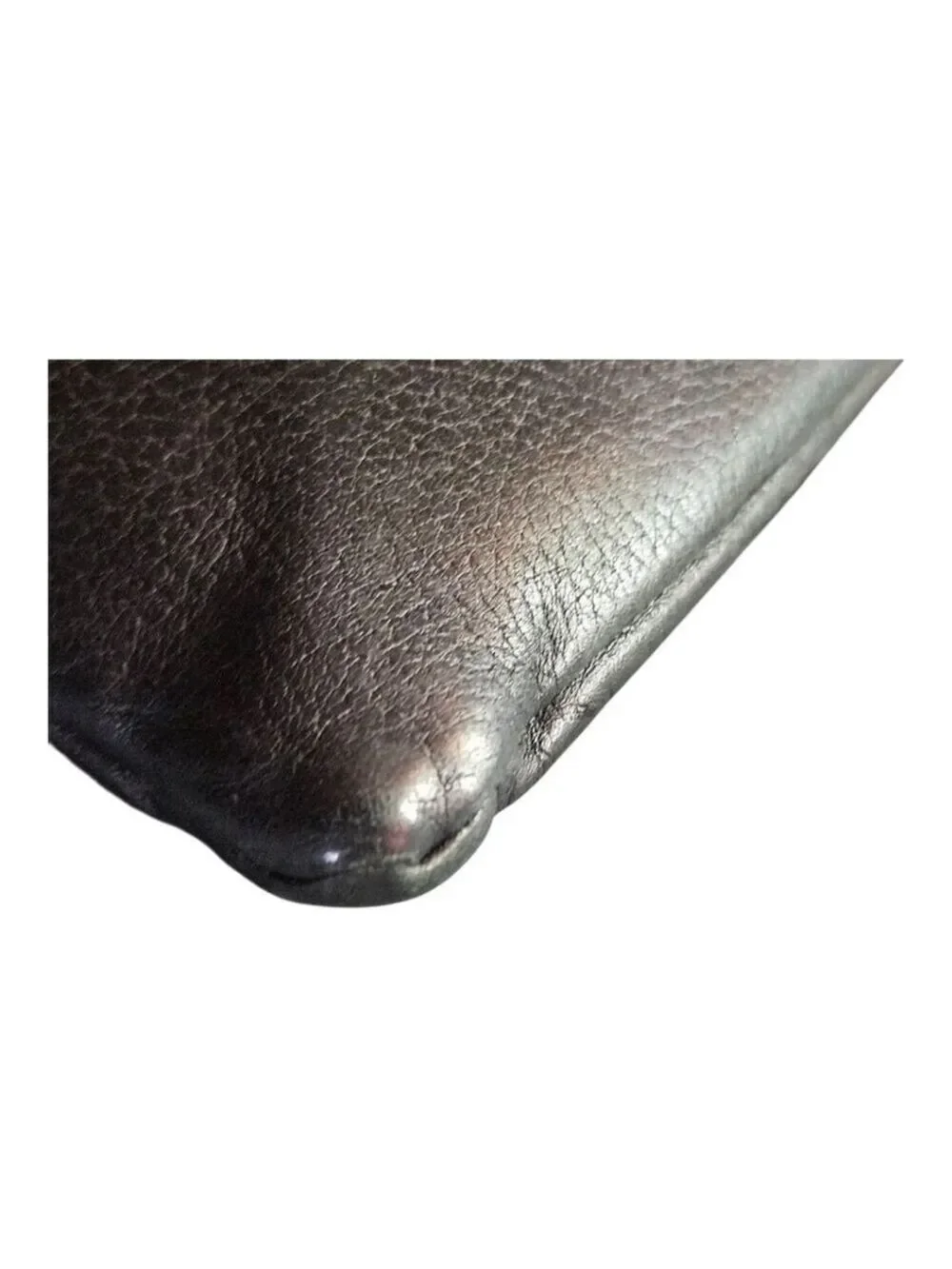 Brighton One Size Black Brown Croc Embossed Leather Crossbody Bag - Picture 11 of 15